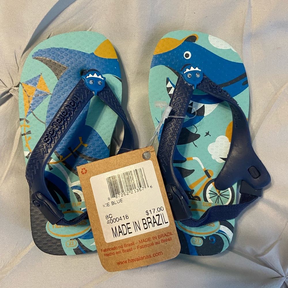 Toddler Boy size 8 Havaianas sandals